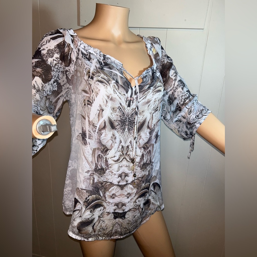 Live & Let Live - multi- dimensional shirt of grays